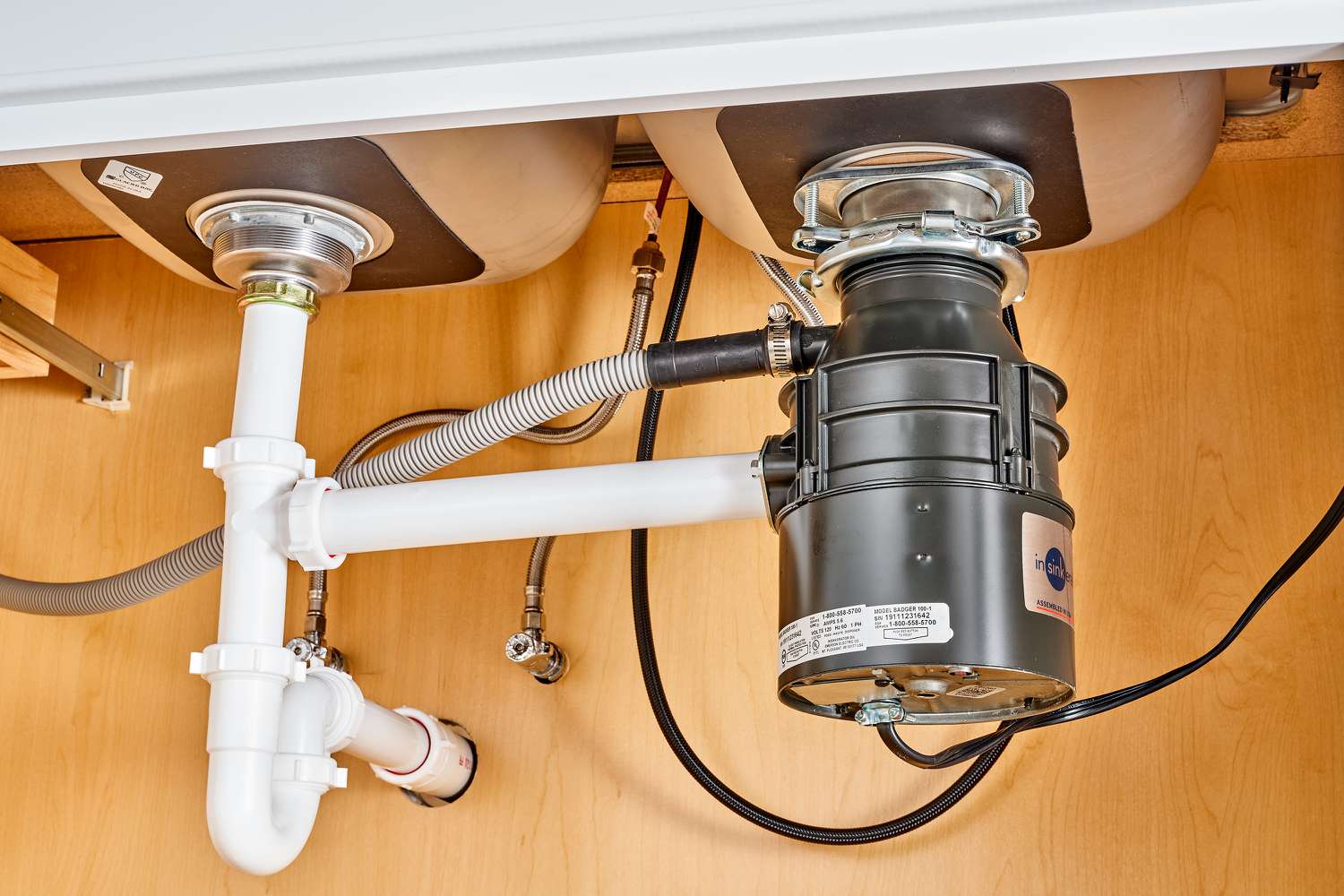 garbage disposal installation